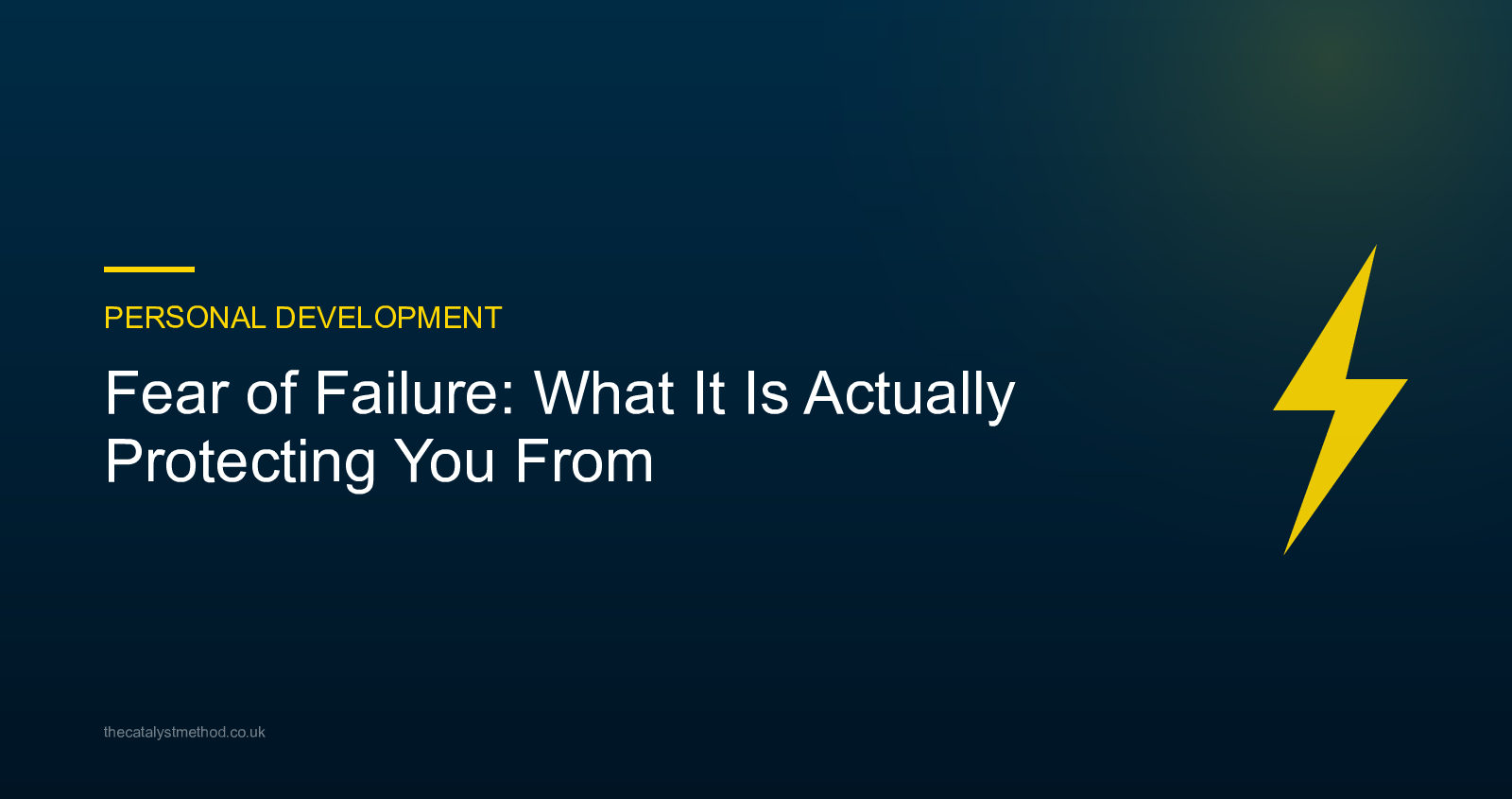 Fear of Failure: What It Is Actually Protecting You From